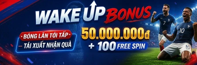 DA88 Wake Up Bonus – Bóng lăn tới tấp, tái xuất nhận quà